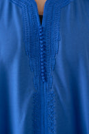 Moroccan 3/4 Sleeve Thobe (Lapis)