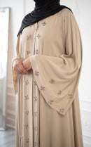 Daisy Glam Abaya (Light Tan)