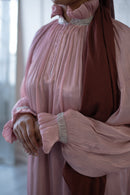 SALE Sprinkle Puff Sleeve Glam Abaya (Jasmine)