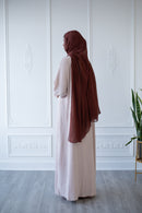 Hayati Peony Glam Abaya (Beige)