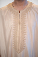 Moroccan 3/4 Sleeve Thobe (Mercury)