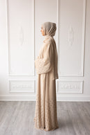 Aurelia Glam Abaya - Beige