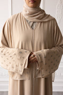 Aurelia Glam Abaya - Beige