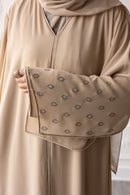 Aurelia Glam Abaya - Beige