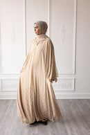 Aurelia Glam Abaya - Beige