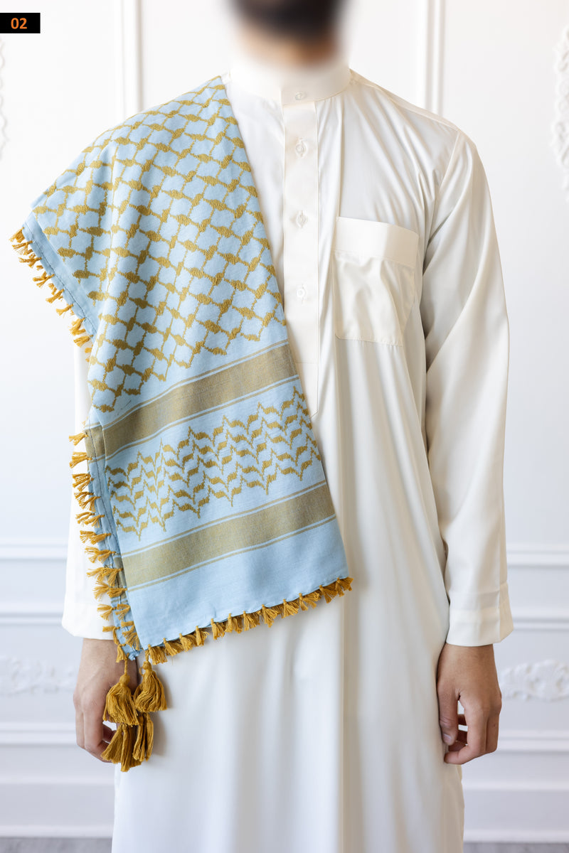 Golden Tassles and Stitch Imamah (2 options) (B79)