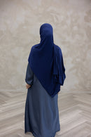 Butter Safiyyah Textured Abaya - Dark Grey