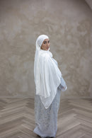 Couture Glam Abaya - Sky Grey