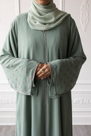Aurelia Glam Abaya - Lush Green