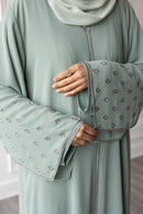 Aurelia Glam Abaya - Lush Green
