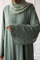 Aurelia Glam Abaya - Lush Green