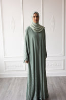 Aurelia Glam Abaya - Lush Green