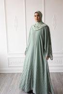 Aurelia Glam Abaya - Lush Green