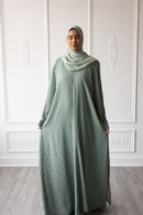 Aurelia Glam Abaya - Lush Green