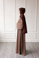 Aurelia Glam Abaya - Taupe