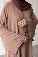 Aurelia Glam Abaya - Taupe