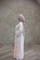 Couture Glam Abaya - Peach