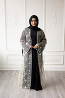 Rahma Bloom Glam Abaya – Black
