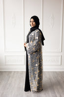 Rahma Bloom Glam Abaya – Black