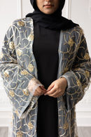 Rahma Bloom Glam Abaya – Black