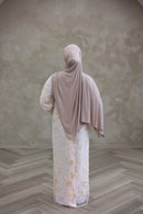Couture Glam Abaya - Peach