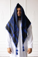 Imamah/Keffiyeh – Royal Sapphire Keffiyeh