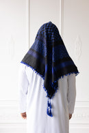 Imamah/Keffiyeh – Royal Sapphire Keffiyeh