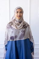 New Printed Chiffon Hijab - Lilac Whisper