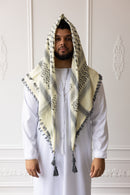 Imamah/Keffiyeh – Ivory Dusk