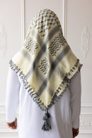 Imamah/Keffiyeh – Ivory Dusk