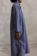 Mini Muslim Kids-Boys Thobe (Charcoal)