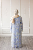 Noor Petal Glam Abaya – Lavander