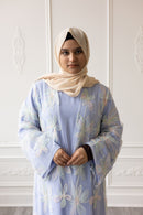 Noor Petal Glam Abaya – Lavander