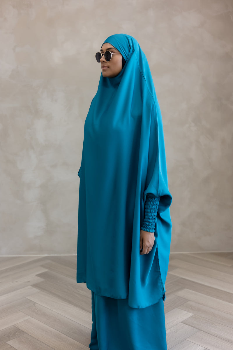 Sample Sale Aisha Two Piece Jilbaab Blue Dragon