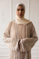 Couture Glam Abaya - Desert Pearl