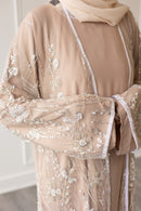 Couture Glam Abaya - Desert Pearl