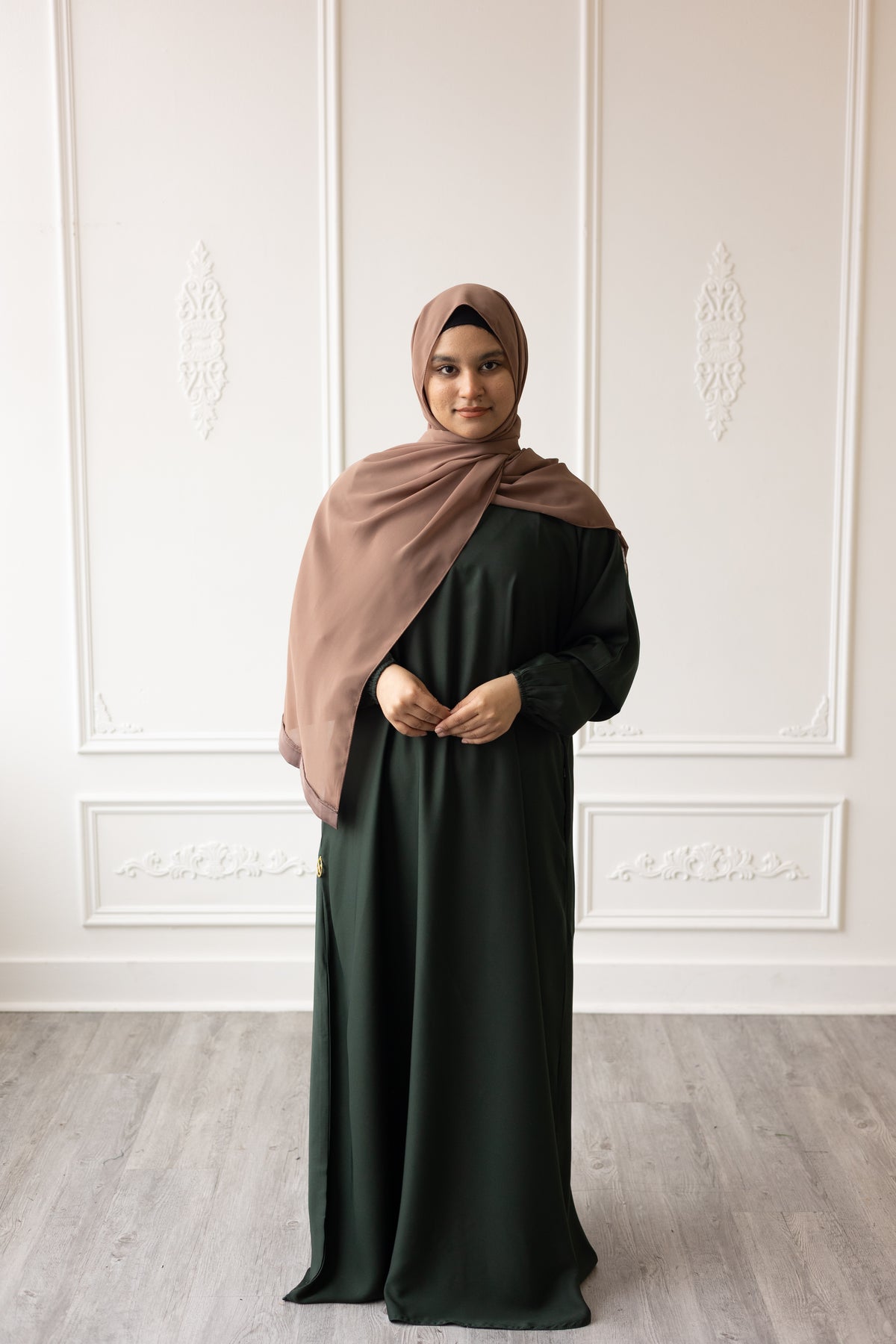 Hafsa Abaya (Dark Forest Green)