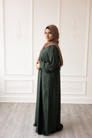 Hafsa Abaya (Dark Forest Green)