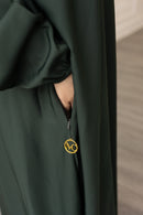 Hafsa Abaya (Dark Forest Green)