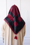 Imamah/Keffiyyah – Zayd Crimson