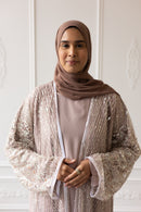 Couture Glam Abaya - Mocha Royale