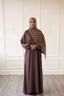 Hafsa Abaya - Plum Purple