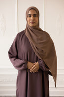 Hafsa Abaya - Plum Purple