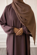 Hafsa Abaya - Plum Purple