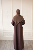 Hafsa Abaya - Plum Purple