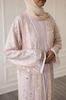 Couture Glam Abaya - Royal Pink
