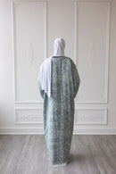 Pashmina Open Abaya - Sapphire