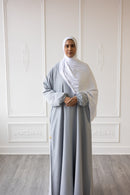 Hafsa Abaya (Light Grey)