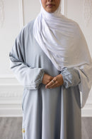 Butter Khadija Abaya - Sky Grey