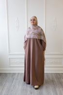 Butter Khadija Abaya (Caramel Brown)